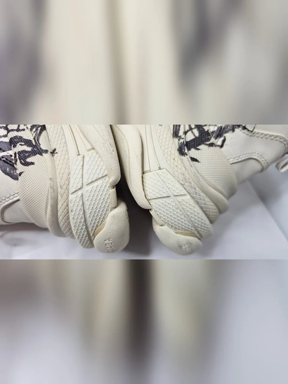 Balenciaga Triple S Graffiti Sneakers Beige Cream Men’s 44 US 11 DIY Logo Art